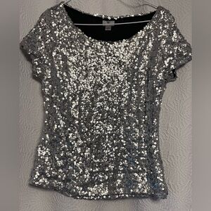 Worthington Sequin Top Size Small